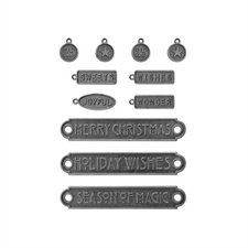 Tim Holtz / Idea-ology Christmas 2025 - Word Plaques + Tags